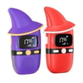thumbnail image 3 of 2 walkie-talkies para niños, radios bidireccionales, juguetes portátiles para niños. rojo y morado, 3 of 8