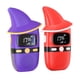 thumbnail image 3 of 2 piezas de walkie-talkies para niños, radios bidireccionales, juegos, receptores de radio de largo alcance rojo y morado, 3 of 8