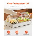 thumbnail image 3 of VEVOR Countertop Food Serving Display Container Condiment Dispenser Tray with Lid, 3 of 9