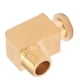 thumbnail image 4 of Codo De Ajuste De Tubería, Conector De Latón Con Fuerte Resistencia A La Presión, Resistencia A La Temperatura, Nylon, Cobre, Tubos De Aluminio, 4 of 7