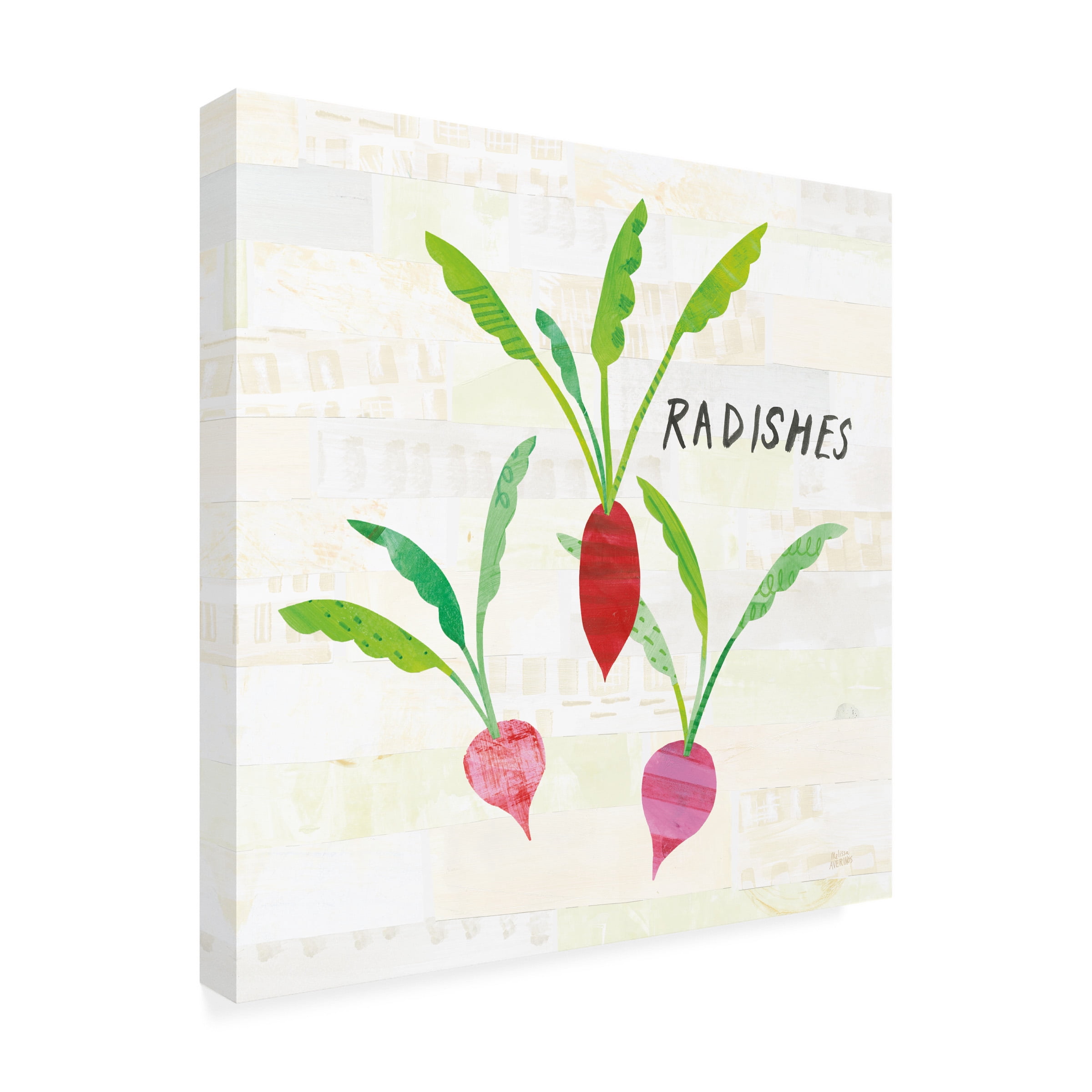 Melissa Averinos 'Kitchen Garden VI Cream' Canvas Art