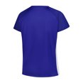 thumbnail image 3 of Women's-Profile  Royal Toronto Blue Jays Glitter Raglan V-Neck T-Shirt, 3 of 3