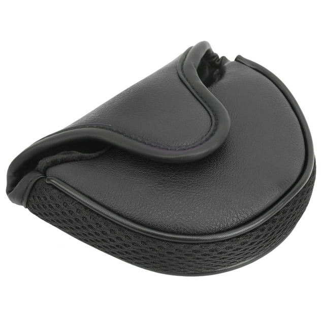 Golf Putter Covers, Waterproof Protection Covers Headcover Semicircle PU Leather Guard Golf Accessory
