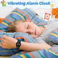 thumbnail image 5 of Kids Watch Waterproof Digital Watch for Boys Girls with Pedometer, Calories, Dual Alarms, Stopwatch, Calendar, Soft Silicone Band Fitness Watch for Kids, 5 of 9