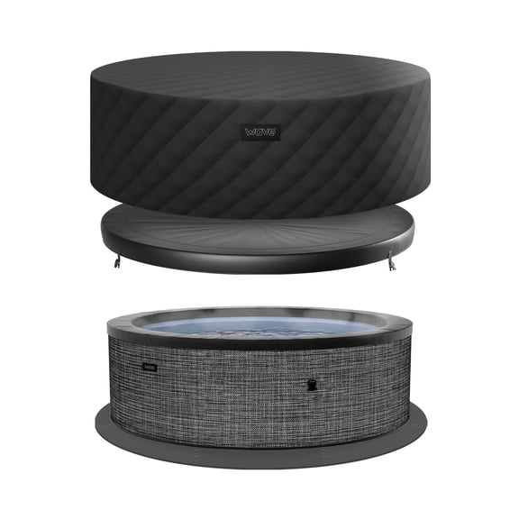 Wave Tahoe | 6 Person Eco Foam Hot Tub | EnergySave Bundle | Flint Gray