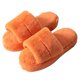thumbnail image 1 of Women's Cotton Slippers Open Toe Thick Sole Plush Slippers Autumn Winter Indoor Cotton Slippers Non-slip Warming Winter Slipper For Home-26Orange40-41, 1 of 2