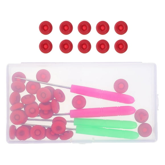 HIAKDOFT 1 Set Caulk Savers Caulking Tubes Caulk Sealant Needles Assorted Color Metal Caulk Caps Sealer