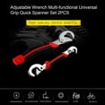 thumbnail image 3 of Adjustable Wrench 2 Pcs Adjustable Wrench Multifunctional Nut Clamp Universal Tool Wrench Kit Pipe Wrench Household Tools, 3 of 5