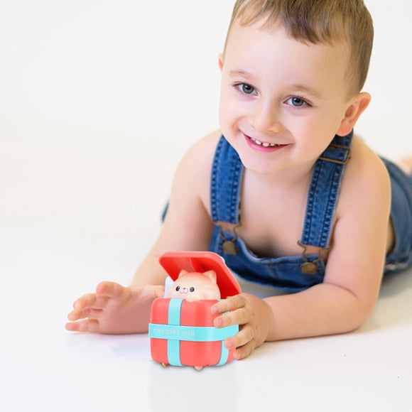 Hxlamzoo Jouets pour Enfants Dessin Animé pour Enfants Mignon Cadeau pour Animal de Compagnie Voiture Jouet à Pousser Caty Modèle d'Animal pour Bébé Voiture Coulissante Jouet Jouets Liquidation