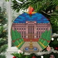 thumbnail image 2 of Buckingham Palace Ornament 2025, Travel Landmark Christmas Decoration, Holiday Keepsake Gift, Collectible Souvenir, Glass Look Hanging Decor, Xmas Tree Decoration, 2025, Seasonal, 2 of 5