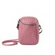 thumbnail image 2 of Bolso de mensajero de un solo hombro para mujer, Mini bolso de cuero tejido informal para teléfono móvil, cartera portátil, 2022 Fivean unisex, 2 of 2