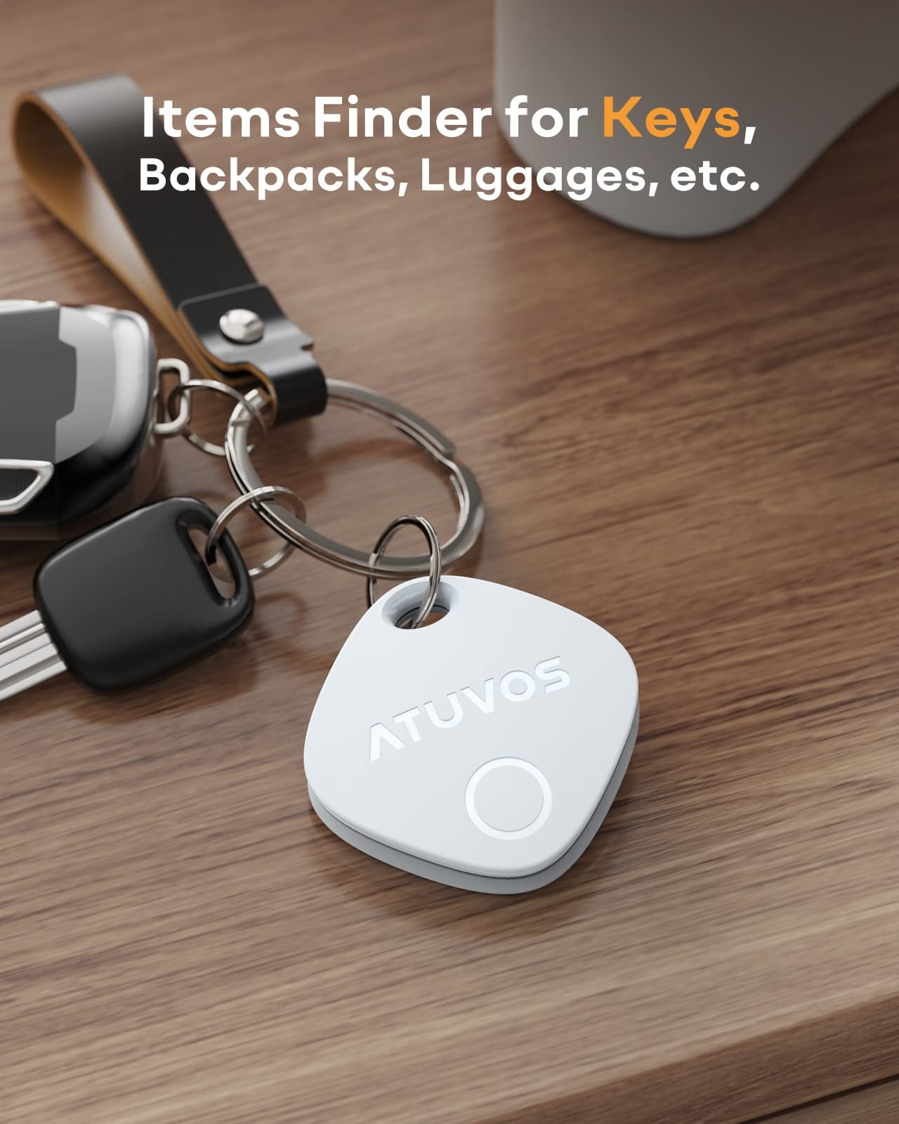 ATUVOS Paquete de 1 buscador de llaves, rastreador Bluetooth que se  empareja con Apple Find My (solo iOS), rastreador de dispositivos,  localizador