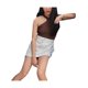 thumbnail image 3 of Camisola de punto para mujer VISgogo, camiseta sin mangas con cuello colgante cruzado de Color sólido de estilo informal para mujer, camiseta Base delgada VISgogo moda, 3 of 9