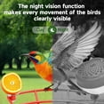 thumbnail image 5 of Smart Bird Feeder with Camera & AI Identification, 2.4GHz WiFi Solar Powered Outdoor Bird Feeder with Cam, 2K Live View, Instant Arrival Alerts, 5 of 8