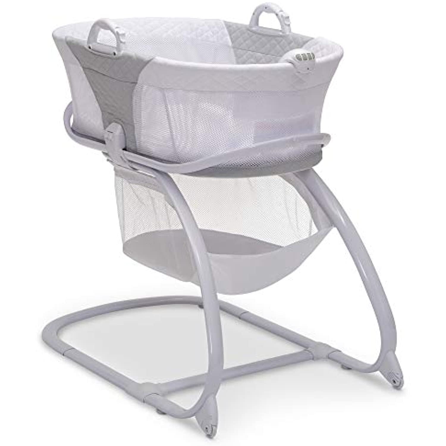 Delta Children 2in1 Moses Basket Bedside Sleeper Portable