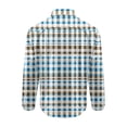 thumbnail image 4 of Rvwovn Men's Colorful Plaid Button Down Shirt, Casual Long Sleeve Top with Classic Collar, 4 of 5