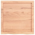 thumbnail image 2 of vidaXL Table Top Light Brown 60x60x(2-4) cm Treated Solid Wood Oak, 2 of 5