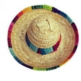 thumbnail image 3 of Sombrero de Paja Multicolor para Perro Xihbxyly Disfraz de Mascota, 3 of 7