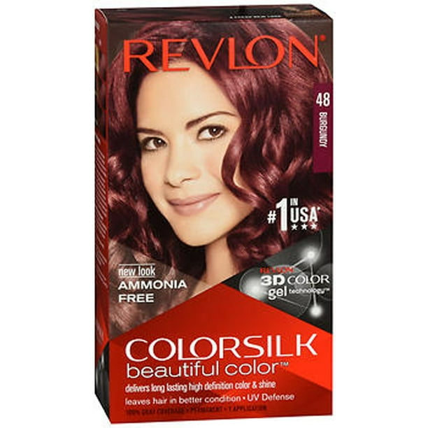 colorsilk Belle Couleur 48 Bourgogne par Revlon pour Unisexe - 1 Application Couleur de Cheveux