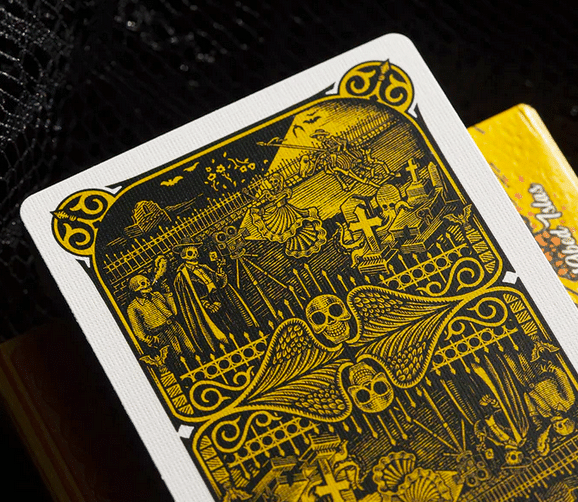 Limited (Pink) Gilded Fulton's Day of the Dead Muertos Edition Playing Cards