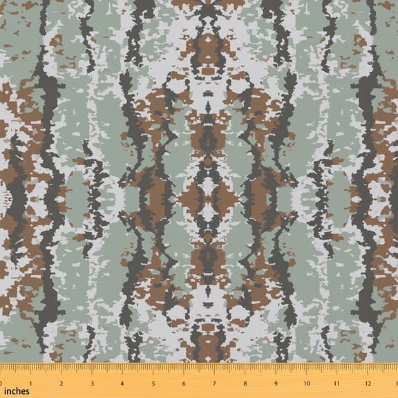Manfei Army Fabric by the Yard 10 Yards, Tactical Home Decor Fabric by the Yard, Sage Green