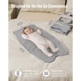 thumbnail image 3 of Cambiador Blissful Diary, 76 x 41 cm, piel vegana impermeable, 3 of 7