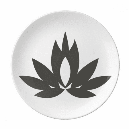 

Culture Lotus China Pattern Plate Decorative Porcelain Salver Tableware Dinner Dish