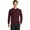 Athletic Maroon, variant on Port & Company Long Sleeve Performance Blend Tee-XL (Athletic Maroon)