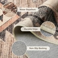 thumbnail image 5 of SIXHOME 10'x14' Area Rugs for Living Room Washable Rugs Vintage Boho Area Rug Soft Moroccan Geometric Indoor Rug for Bedroom Dining Room Office Foldable Nonslip Aztec Rug Brown, 5 of 9