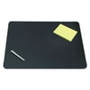 Artistic Sagamore Desk Pad W/decorative Stitching, 24 X 19, Black