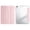 Pink, variant on Xyhop Transparent Acrylic Case for ipad Mini 6th Gen 8.3-Inch 2021, Hybrid Shockproof PU TPU with Pencil Holder, Multi-Angle Stand and Auto Sleep Wake Function