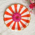 thumbnail image 3 of SKISUNO 8PCS Striped Paper Plates Disposable Assorted Color For Home Users New Year's Eve, 3 of 4