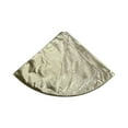thumbnail image 2 of 72" Champagne Metallic Tree Skirt, 2 of 2