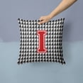 thumbnail image 2 of Carolines Treasures CJ1021-IPW1414 Monogram - Initial I Houndstooth Decorative   Canvas Fabric Pillow CJ1021 14Hx14W, 2 of 4