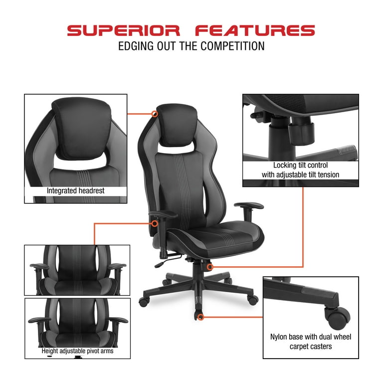 USHOBE 8pcs Office Furniture Accessories Office Chair Accessories Blackw  Easy to Install Black in Electric Racing Chair Accessories Game Seat Chair