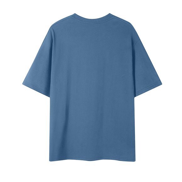 Camisas de Manga Corta de los Hombres Color Sólido de Ajuste Cuello Redondo Tops Casuales, Verano Y Primavera, Camisas Casuales de los Hombres