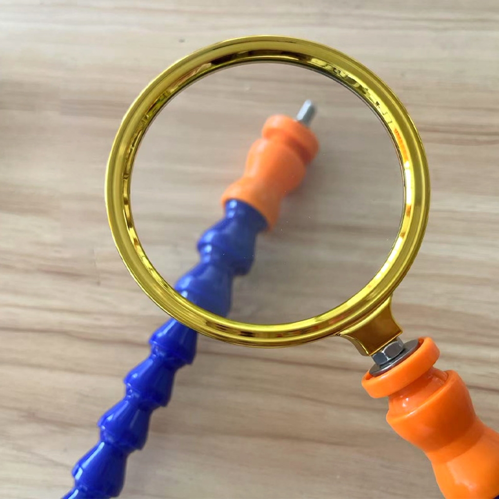 Magnifier Stand Frame for Flexible Positioning in Multiple Environment Hobbyists Technician Use