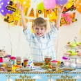 thumbnail image 3 of 128pcs Construction Party Supplies Tableware Set-Construction Birthday Party Plates Cups Napkins Tablecloth Banner etc Construction Party Tableware for Dump Truck Excavator Construction Theme Party, 3 of 6