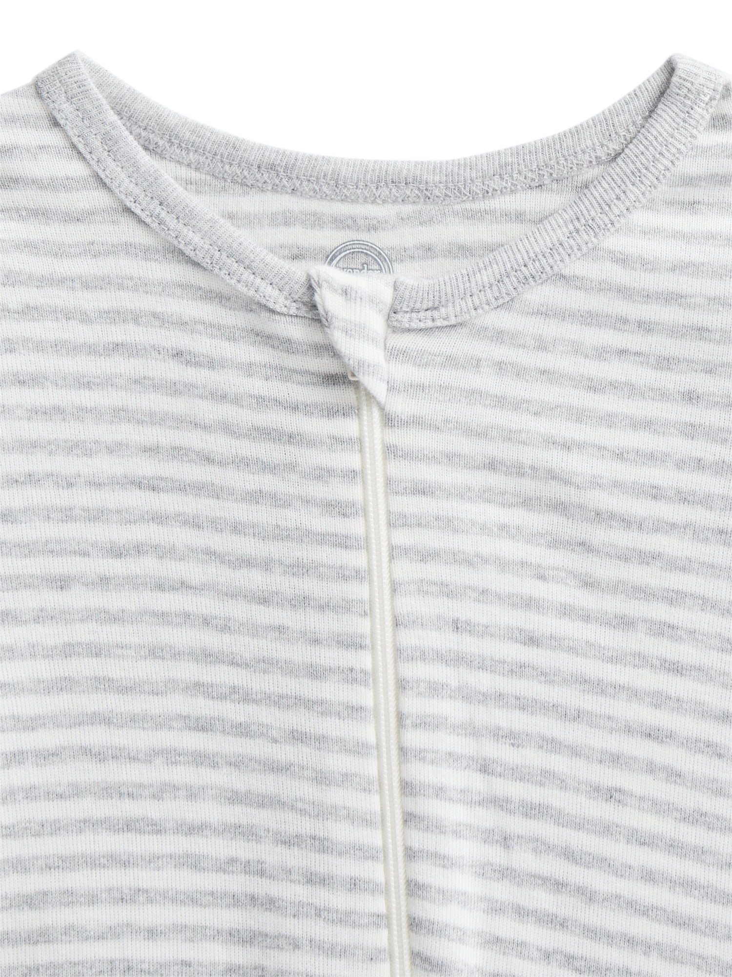 Wonder Nation Organic Cotton Baby Unisex Zip Front Footed Sleep N Play Pajamas, 3-Pack, Sizes Preemie-6/9 Months