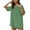 Green, variant on biudgviw Jumpsuits for Women Crew Neck Short Sleeve One Piece Short Rompers Plus Size Comfy Summer Beach Vacation Outfits with Pockets