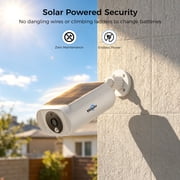 Hiseeu 2K/4MP Solar Security Camera with Base Station, Spotlight, Expandable 10 Channel, with 64G Free Storage Wireless Outdoor Camera, Waterproof PIR Detection, Home Surveillance System Camera