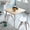 Natural-White, variant on Livinia Canberra 27.6" Square Wooden Dining Table/Malaysian Oak Kitchen Table (Natural-Oak)
