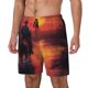thumbnail image 1 of Fotbe Sunset River Western Cowboy Traje de Baño para Hombre – Shorts de Natación de Secado Rápido con Forro y Bolsillos-X-Large, 1 of 6