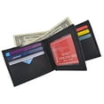 thumbnail image 3 of Mens Soft Lamb Leather Wallet Credit Card Slots & Middle ID Flap 1452, 3 of 14