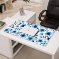 thumbnail image 3 of Long Mouse Pads for Desk,Pioneer Flower Floral Print Pattern Desk Mats on Top Of Desks, Desk Mouse Pad Extra Large with 3mm Non-Slip Base and Stitched Edge for Gaming,Office,Work,Home 31.5"x15.7", 3 of 6
