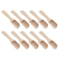 thumbnail image 1 of EeaseMX 10 palas pequeñas para sal con mango plano, de madera, para leche en polvo (2,8 x 11 cm), 1 of 7