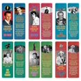 thumbnail image 1 of Creanoso Historical Fact American Famous Musicians Bookmark Cards (30-Pack) – Learning Reading Bookmarks Collection Set – Stocking Stuffers for Boys, Girls, Kids – Classroom Incentives - Gift Tokens, 1 of 4