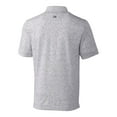 thumbnail image 3 of Men's Cutter & Buck Gray Tulsa Drillers Big & Tall DryTec Advantage Tri-Blend Space Dye Polo, 3 of 3