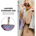 thumbnail image 6 of Phone Case for Samsung Galaxy S23 FE 5G Wallet Cover with Tempered Glass Screen Protector and Wrist Strap Lanyard RFID Credit Card Holder Ring Stand Cell Accessories S 23 EF S23FE 23S Women Men Purple, 6 of 6