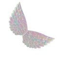 thumbnail image 3 of Txlixc Unicornio Wings Girl Wings vestido vestido Elf Princess Halloween juego de rol accesorios Txlixc moda, 3 of 8